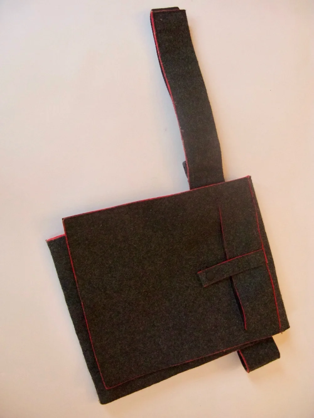 Ultra Rare Issey Miyake Pleats Please Felt Messenger Belt Bag Fanny Pack Japan